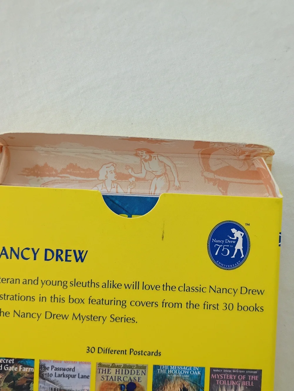 Nancy Drew 26 Postcards from Classic Book Covers Partial Box Blank